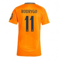 Maglia Calcio Real Madrid Rodrygo Goes #11 Seconda Divisa Donna 2024-25 Manica Corta